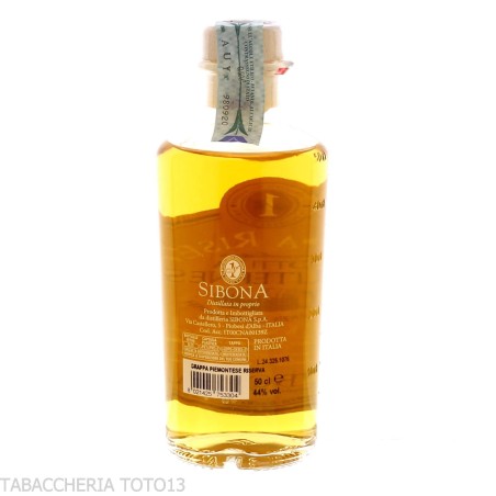 Sibona Piedmontese Riserva Grappa from Sauternes Barrels Vol.44% Cl.50 - Spirits - Marcs