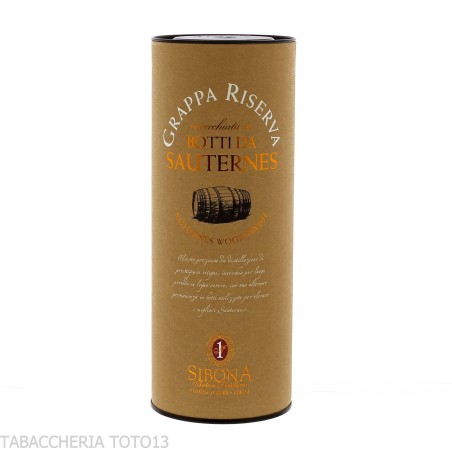 Sibona Piedmontese Riserva Grappa from Sauternes Barrels Vol.44% Cl.50 - Spirits - Marcs