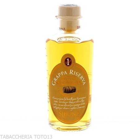 Grappa Sibona Piedmontese Riserva de barricas de Sauternes Vol.44% Cl.50-Grappe
