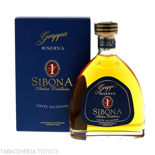 Sibona Grappa Riserva N 1 Cuvée Selection Vol.40% Cl.70 - Destilliert