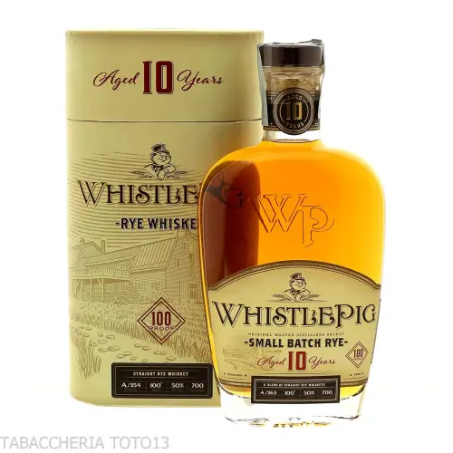 Whistlepig 10 yo Straight Rye whiskey Vol.50% Cl.70 - Spiritueux - Seigle