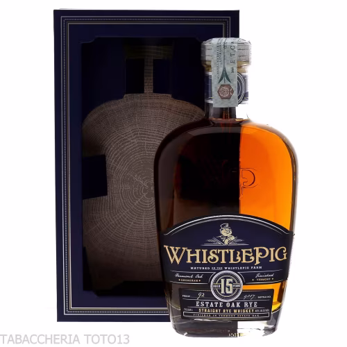 Whistlepig 15 yo Straight Rye whiskey  Vol.46% Cl.70-Bourbon