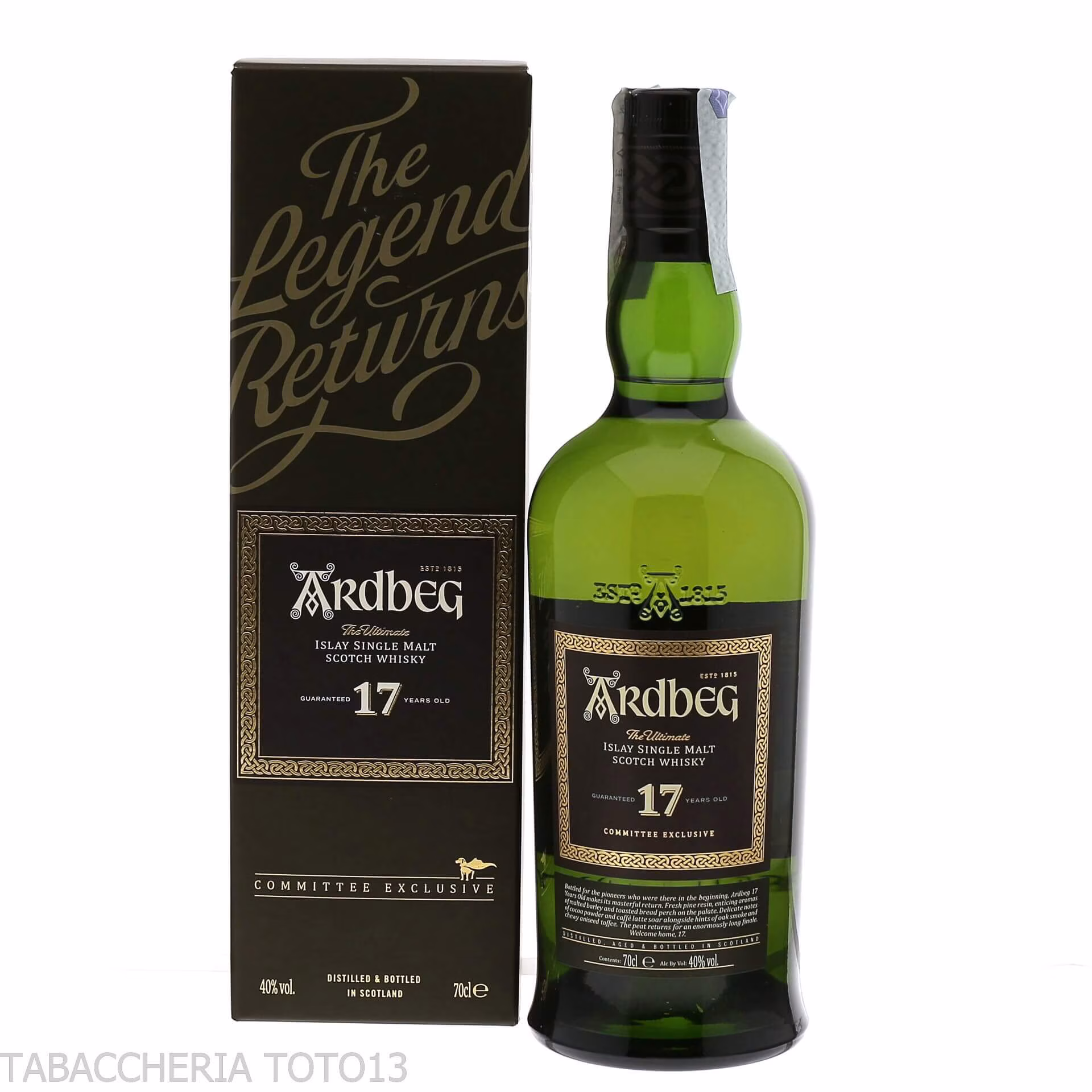 Ardbeg 17 Years Old Vol.40% Cl.70 - Spiritueux - Malt