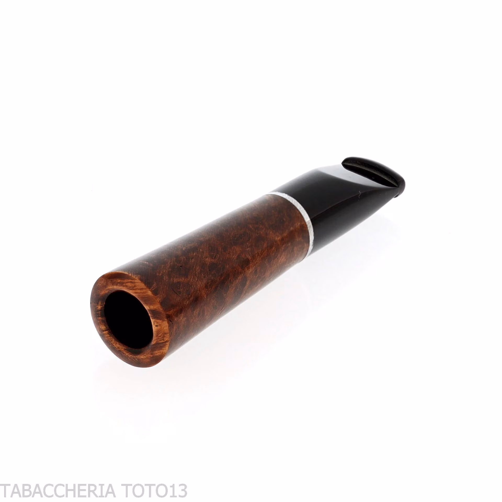 Classic briar mouthpiece for Tuscan cigar with 9mm filter - Accessories for Tuscan Cigars - Natural root