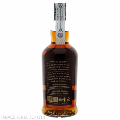Springbank 26 Y.O. Vintage 1998 Vol.48,3% Cl.70 - Licores