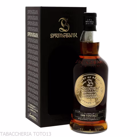 Springbank 26 Y.O. Vintage 1998 Vol.48,3% Cl.70 - Licores