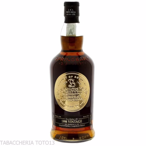 Springbank 26 Y.O. Vintage 1998 Vol.48,3% Cl.70 - Licores