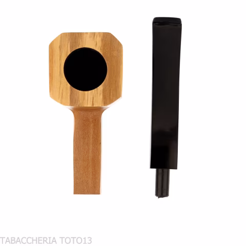 Pipa forma Panel Billiard in ulivo - Pipe