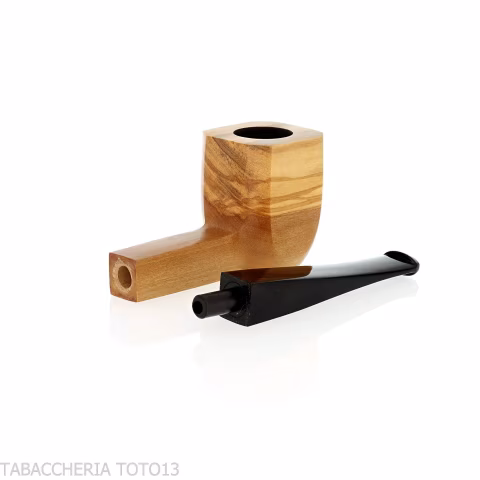 Pipa forma Panel Billiard in ulivo - Pipe