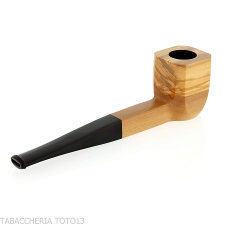 Pipe à tabac en bois d'olivier, forme Panneau Billard - Pipe Pour le Tabac - Bois d'olivier