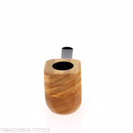 Tobacco pipe shape Panel Billiard in olive wood-Milano pipe