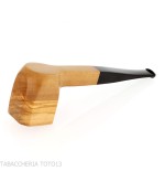Tobacco pipe shape Panel Billiard in olive wood-Milano pipe