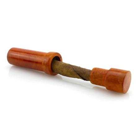 Éteignoir à cigares en bruyère légère pour cigares toscans - Accessoires pour cigares toscans - Racine naturelle
