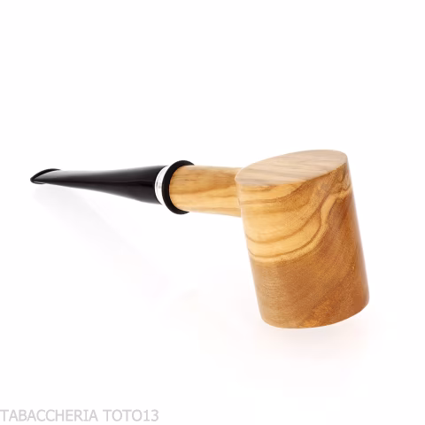 Pipa de Olivo con Forma de Atizador - Pipas de Tabaco