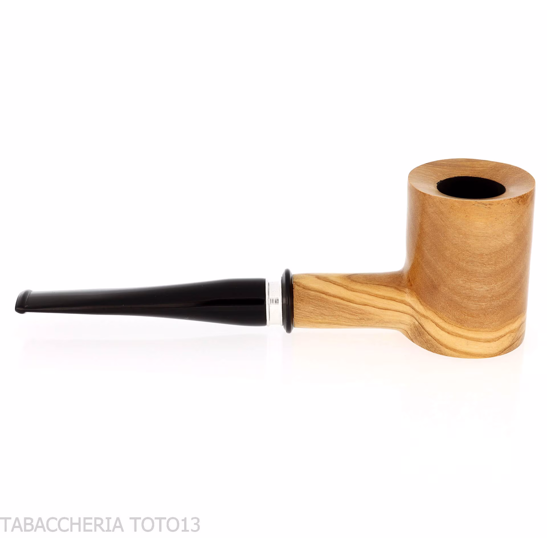 Pipa de Olivo con Forma de Atizador - Pipas de Tabaco