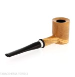 Pipe en bois d'olivier de forme poker - Pipe Pour le Tabac - Bois d'olivier