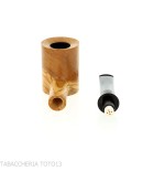 Poker-Shaped Olive Wood tobacco Pipe - Tobacco Pipes - Olive wood
