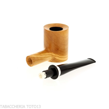 Poker-Shaped Olive Wood tobacco Pipe - Tobacco Pipes - Olive wood