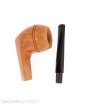 Bulldog Pipe in Polished Light Briar - Tobacco Pipes - Natural root