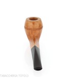 Pipe Bulldog en bruyère claire polie - Pipe Pour le Tabac - Racine naturelle