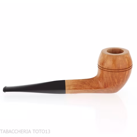 Pipa Bulldog in radica chiara lucida - Pipe