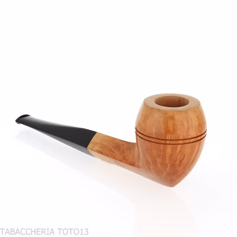 Pipa Bulldog in radica chiara lucida - Pipe