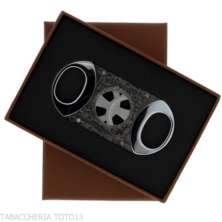 Skelett Zigarrenschneider Doppelklinge 24 mm mit gezackten Klingen - Zubehör Cigar