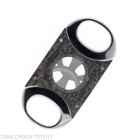Cortador de cigarros esqueleto doble cuchilla 24 mm con cuchillas dentadas - Accesorios Del Cigarro