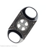 Cortador de cigarros esqueleto doble cuchilla 24 mm con cuchillas dentadas - Accesorios Del Cigarro