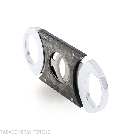 Tagliasigari scheletrato bilama 24 mm con lame seghettate - Accessori Per Sigari