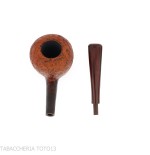 Pipa de tabaco recta de pera y bellota en brezo arenado - Pipas de Tabaco