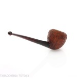 Straight Pear-acorn Tobacco Pipe in Sandblasted Briar - Tobacco Pipes - Natural root