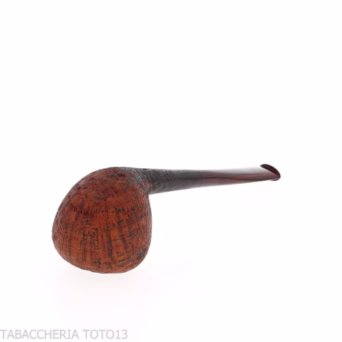 Pipa Pear-acorn dritta in radica sabbiata - Pipe