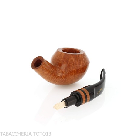 Pipa curvada Rhodesian de la Colección Savinelli 2014 en brezo natural - Pipas de Tabaco