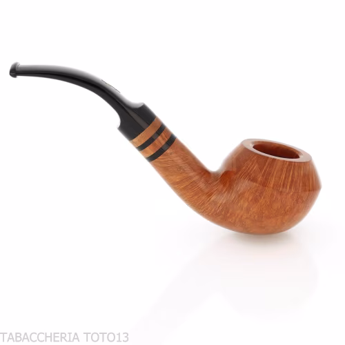 Pipe Courbée Rhodésienne Savinelli Collection 2014 en Bruyère Naturelle-Savinelli