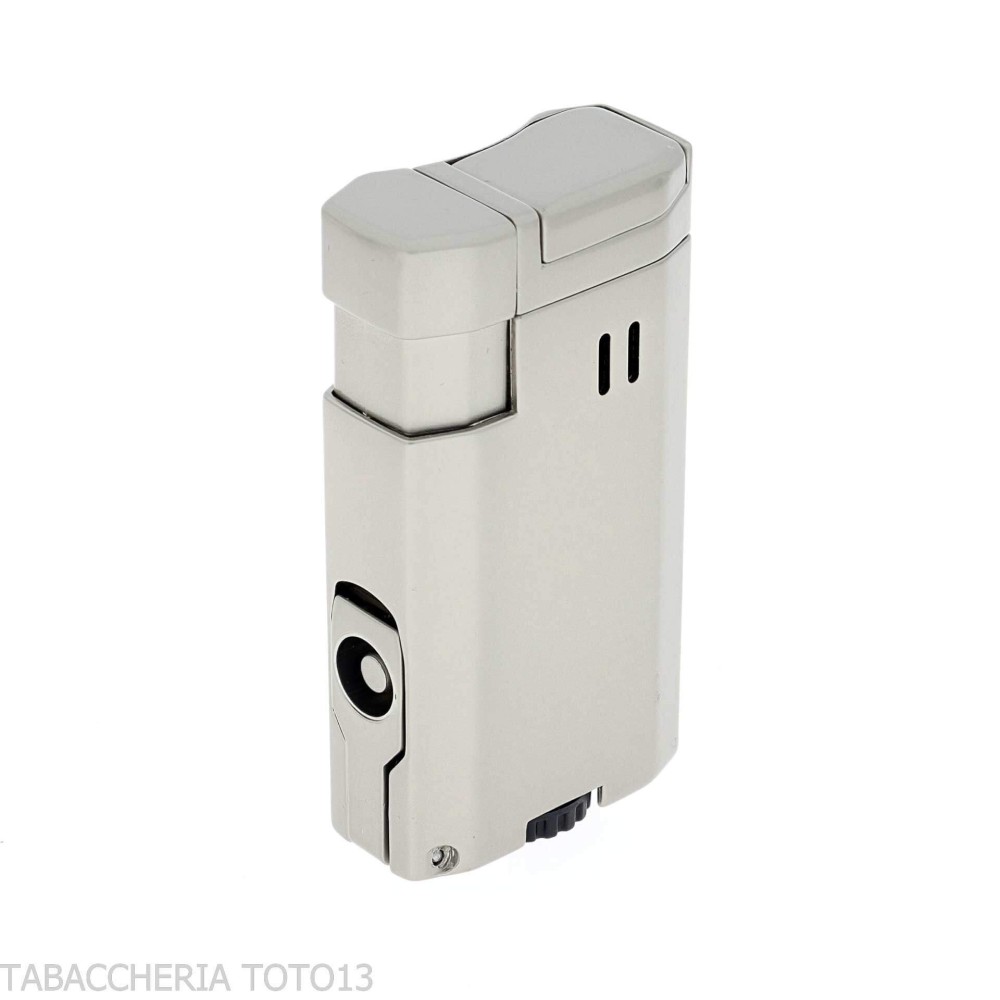 Briquet et perforateur Silver Match London Double Jet Flame - Briquets - Métal