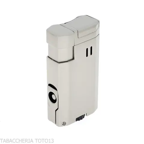 Silver Match London accendino double Jet Flame e puncher - Accendini