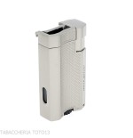 Silver Match London Double Jet Flame Lighter and Puncher - Lighters - Metal
