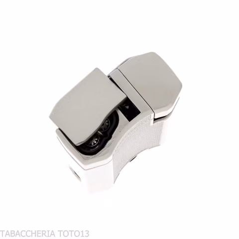 Briquet et perforateur Silver Match London Double Jet Flame - Briquets - Métal