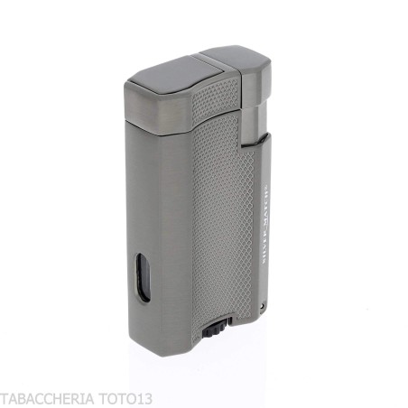 Briquet et perforateur Silver Match London Double Jet Flame - Briquets à cigares - Silver Match