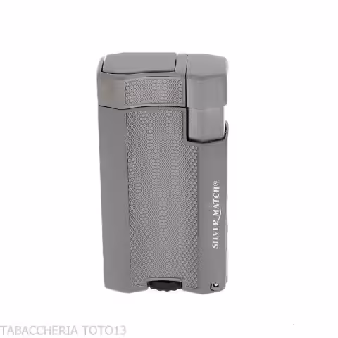 Silver Match London accendino double Jet Flame e puncher - Accendini per Sigaro - Silver Match