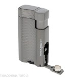 Briquet et perforateur Silver Match London Double Jet Flame - Briquets à cigares - Silver Match