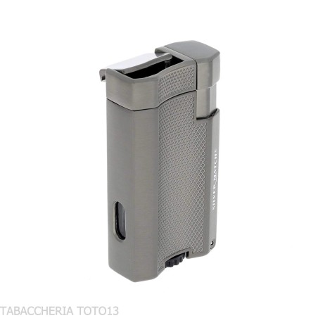 Briquet et perforateur Silver Match London Double Jet Flame - Briquets à cigares - Silver Match