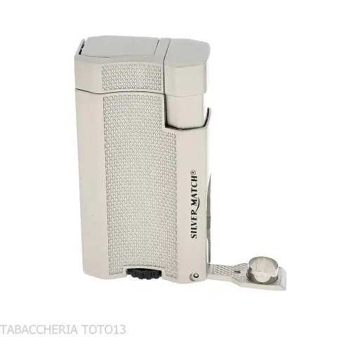 Silver Match London accendino double Jet Flame e puncher - Accendini