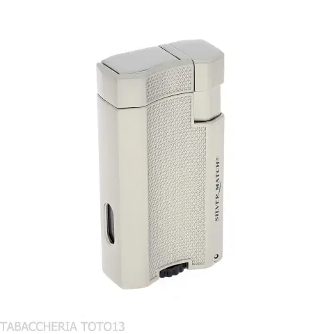 Silver Match London accendino double Jet Flame e puncher - Accendini