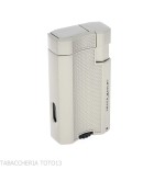 Silver Match London Double Jet Flame Lighter and Puncher - Lighters - Metal