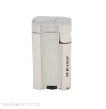 Briquet et perforateur Silver Match London Double Jet Flame - Briquets - Métal