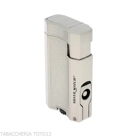 Silver Match London accendino double Jet Flame e puncher - Accendini