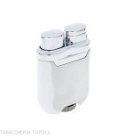 Silver Match Bucarest Jet Flame Lighter - Lighters - Metal