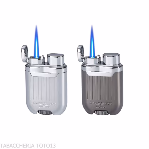 Silver Match Bucarest Jet Flame Lighter - Lighters - Metal